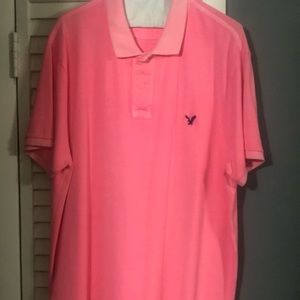 American Eagle Outfitters Men’s Pink Polo shirt sz XXL.